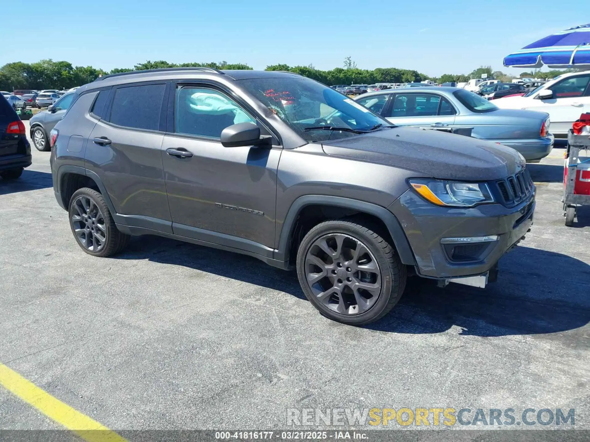 1 Фотография поврежденного автомобиля 3C4NJDEB8MT526129 JEEP COMPASS 2021