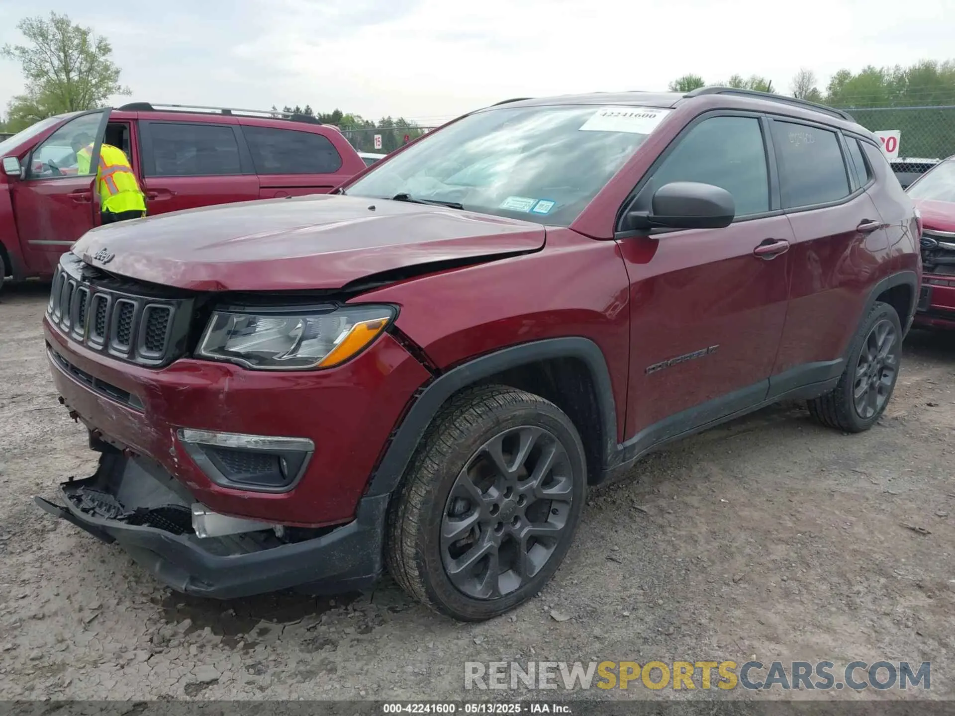 2 Фотография поврежденного автомобиля 3C4NJDEB9MT551945 JEEP COMPASS 2021
