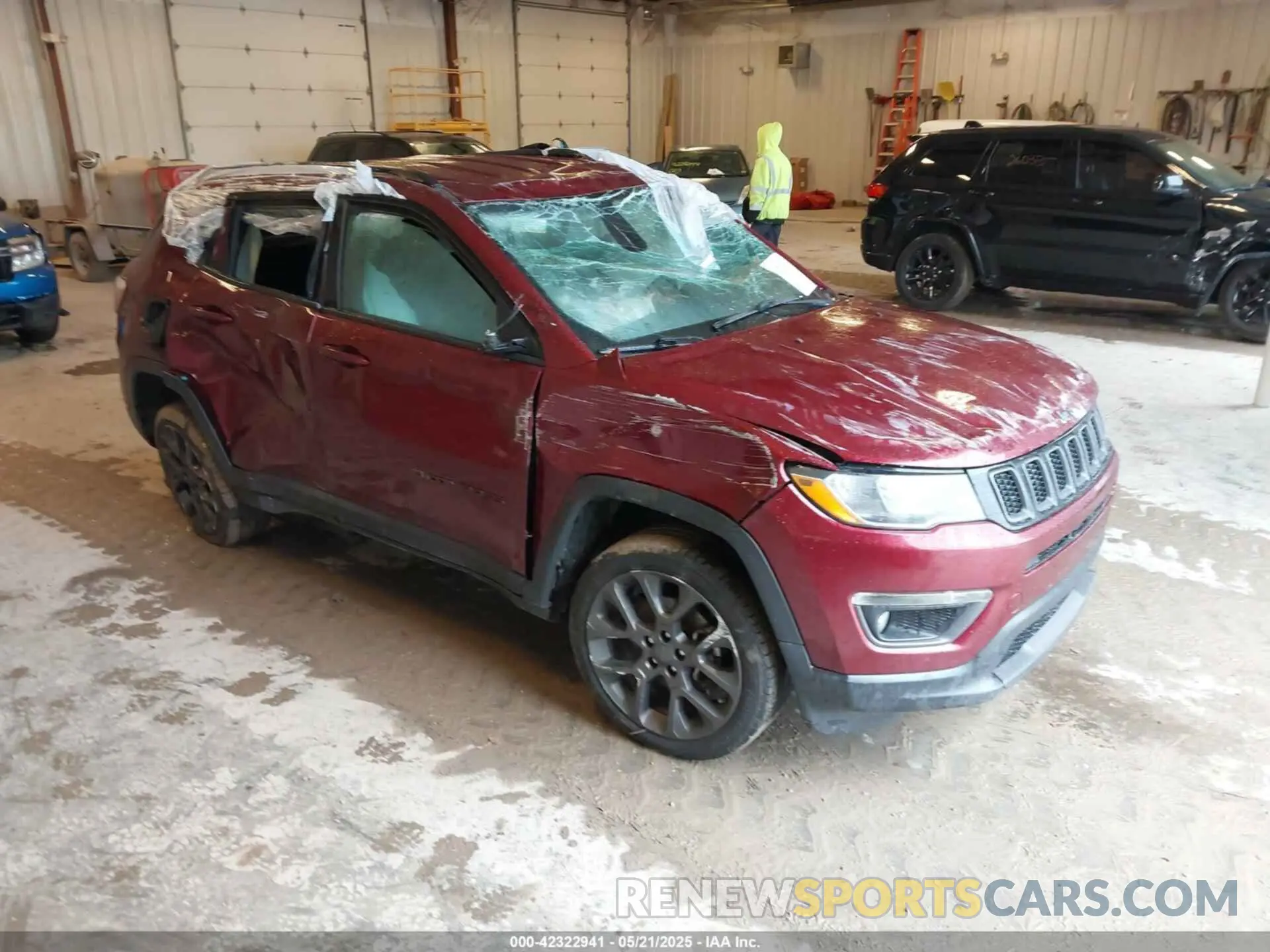 1 Фотография поврежденного автомобиля 3C4NJDEBXMT529078 JEEP COMPASS 2021