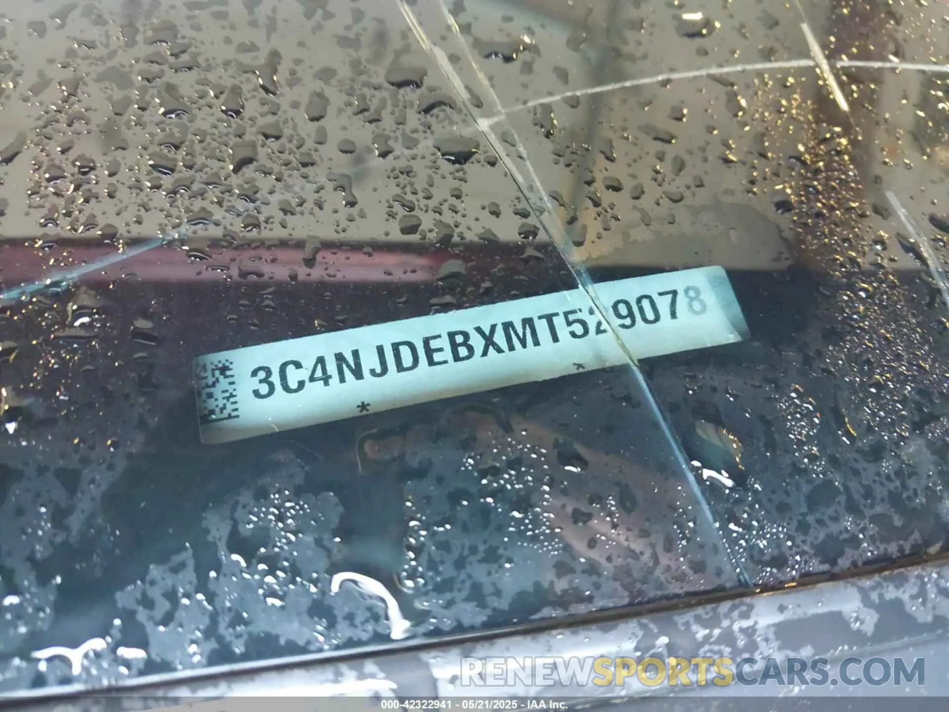 9 Фотография поврежденного автомобиля 3C4NJDEBXMT529078 JEEP COMPASS 2021