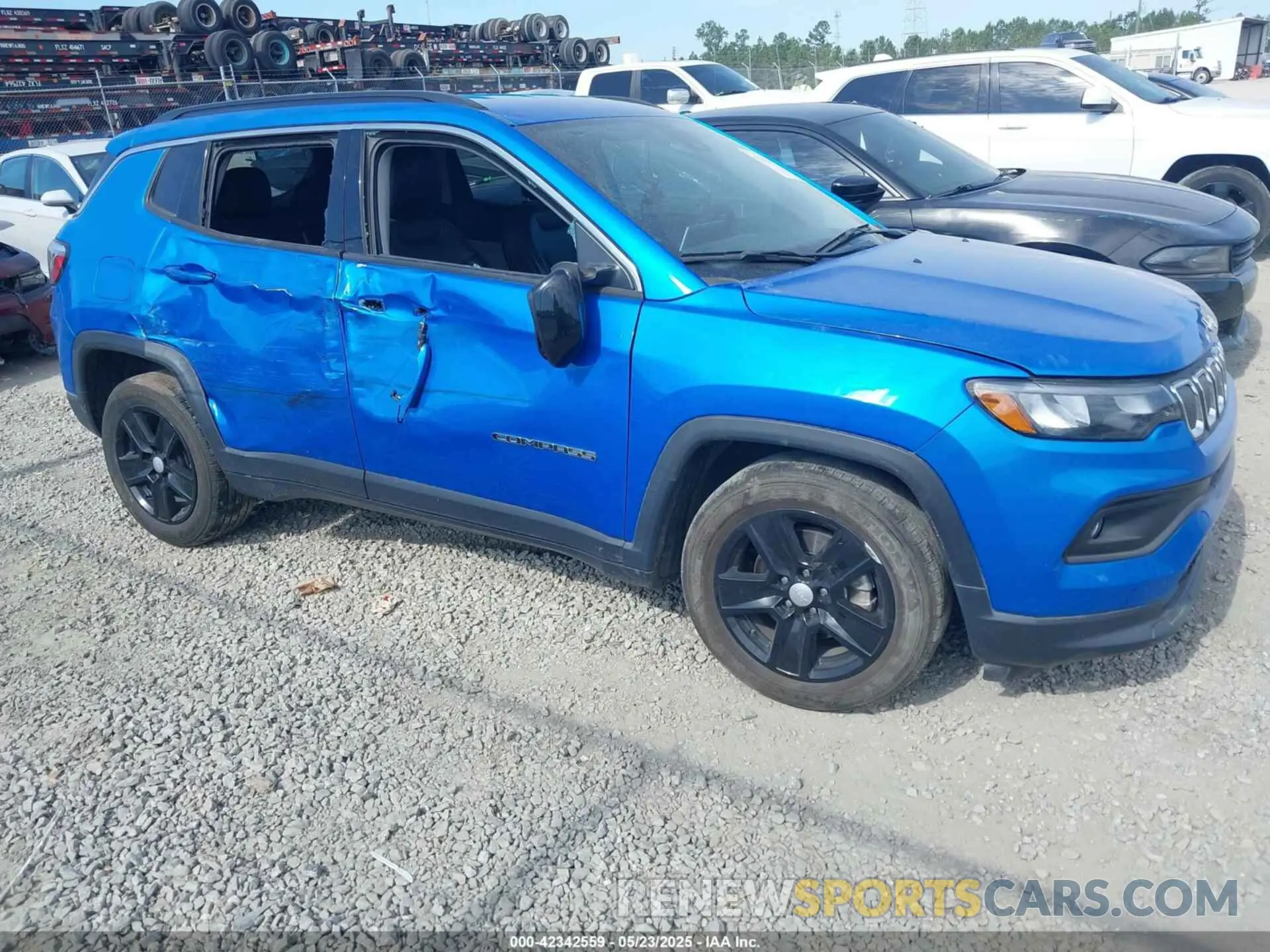 1 Photograph of a damaged car 3C4NJCBB6NT229148 JEEP COMPASS 2022