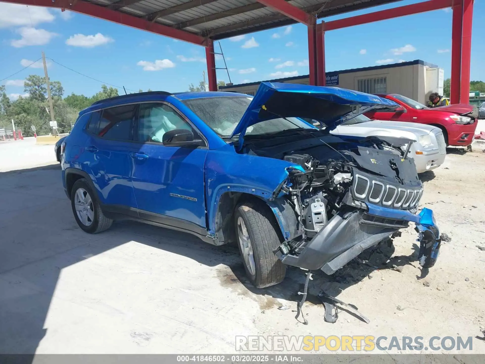 14 Photograph of a damaged car 3C4NJCBB7NT119404 JEEP COMPASS 2022