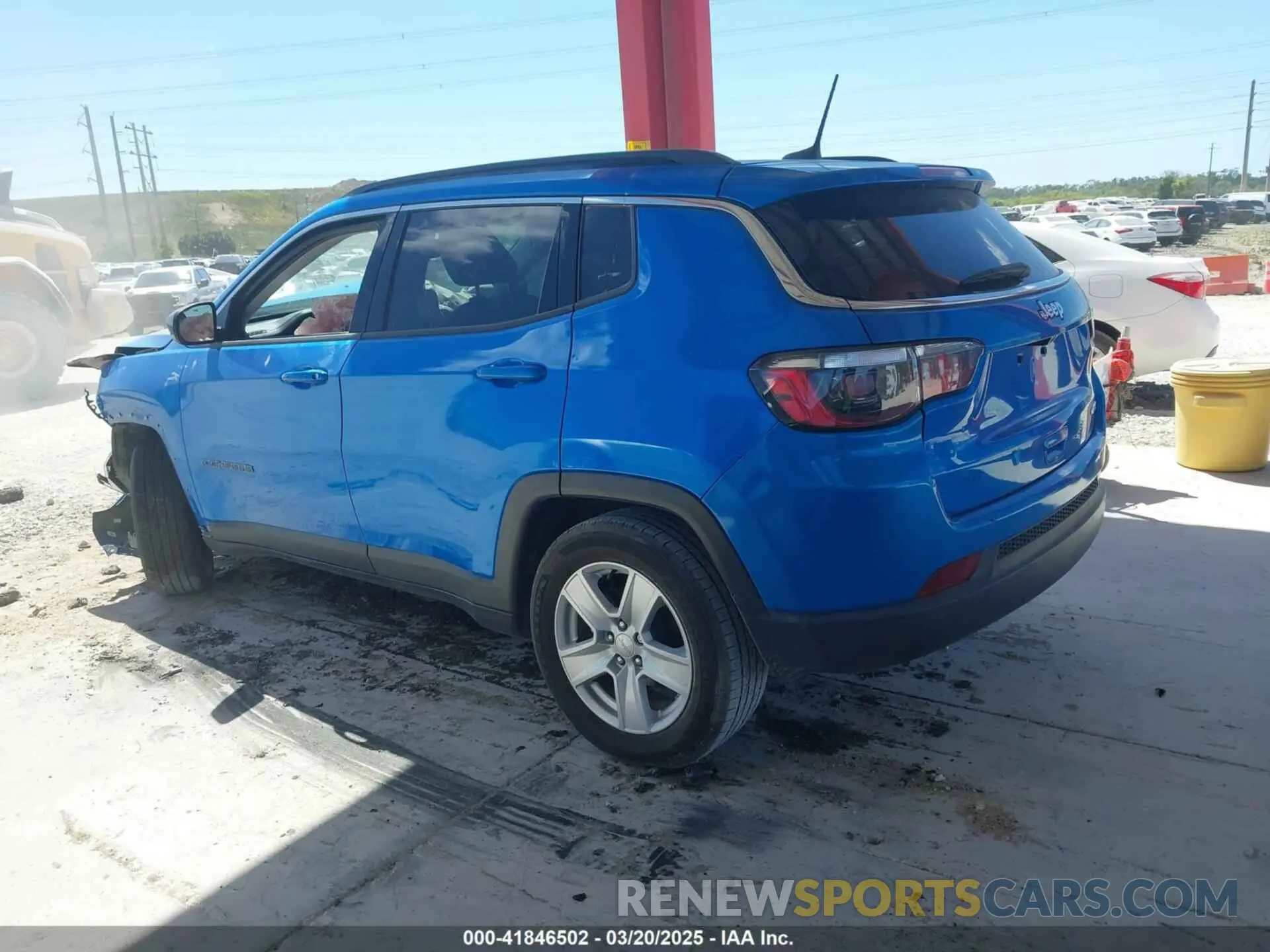 15 Photograph of a damaged car 3C4NJCBB7NT119404 JEEP COMPASS 2022