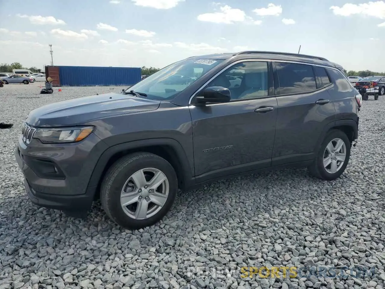 1 Photograph of a damaged car 3C4NJCBB7NT235119 JEEP COMPASS 2022