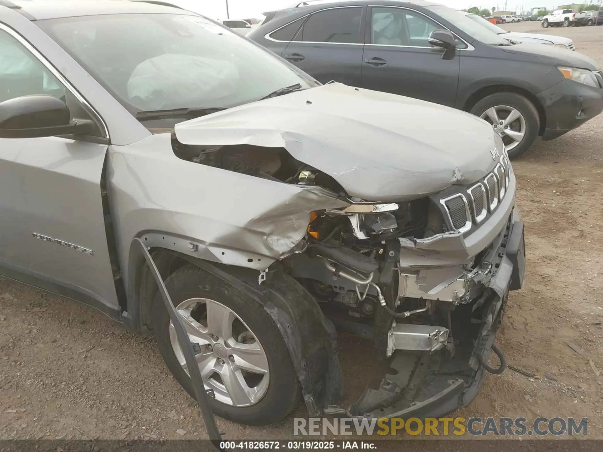 6 Photograph of a damaged car 3C4NJCBB8NT204932 JEEP COMPASS 2022