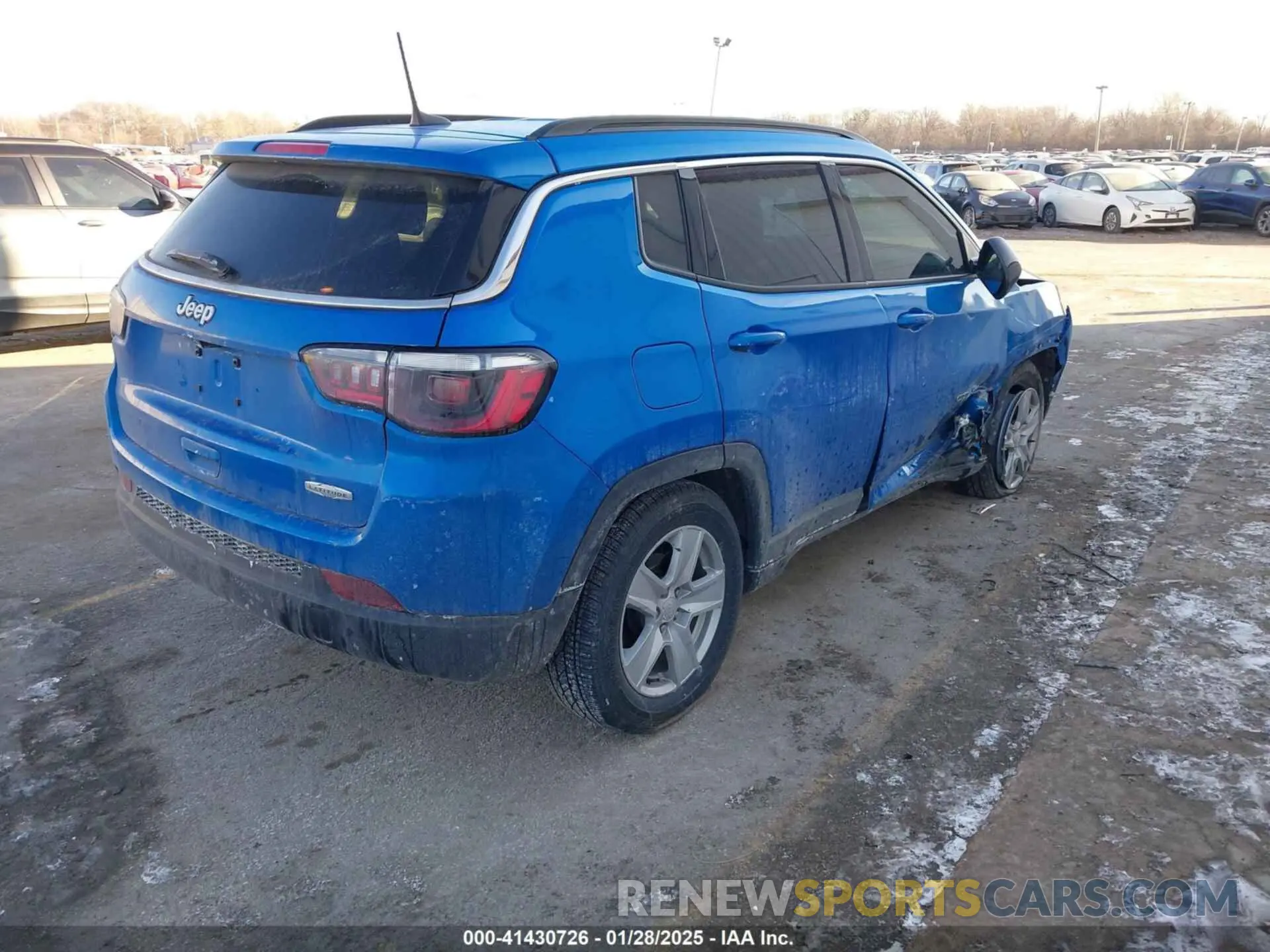 4 Фотография поврежденного автомобиля 3C4NJCBB9NT229290 JEEP COMPASS 2022