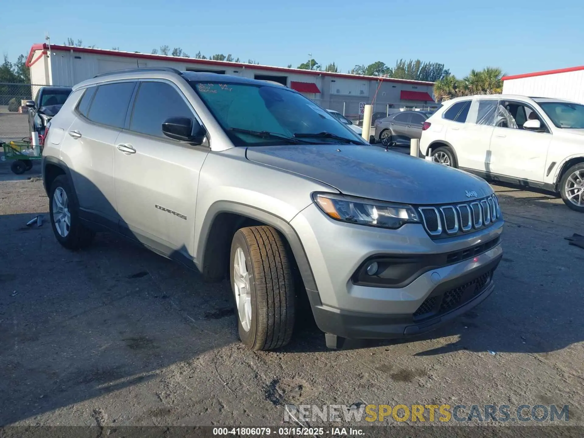 1 Photograph of a damaged car 3C4NJCBBXNT106596 JEEP COMPASS 2022