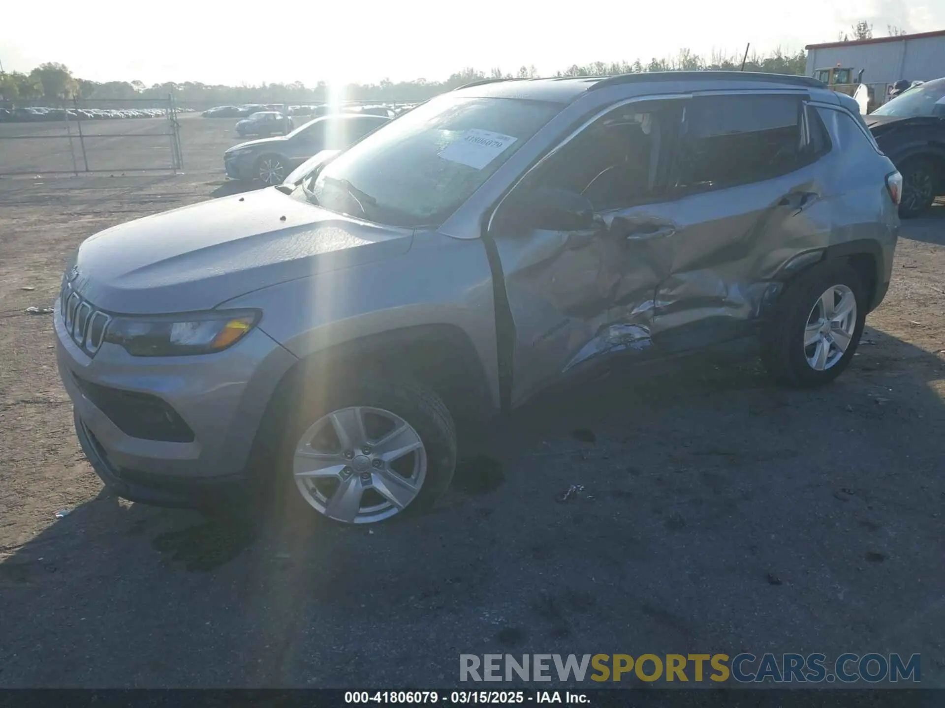 2 Photograph of a damaged car 3C4NJCBBXNT106596 JEEP COMPASS 2022