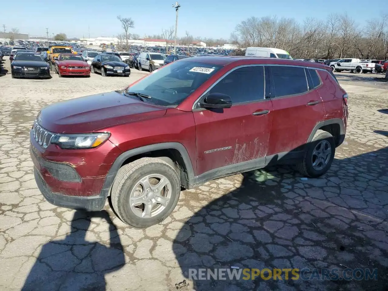 1 Фотография поврежденного автомобиля 3C4NJDAB2NT178075 JEEP COMPASS 2022
