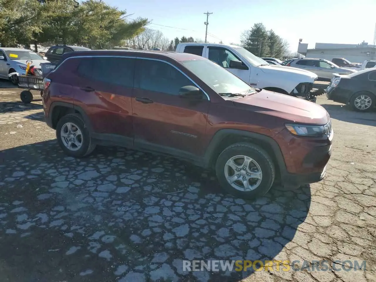4 Фотография поврежденного автомобиля 3C4NJDAB2NT178075 JEEP COMPASS 2022