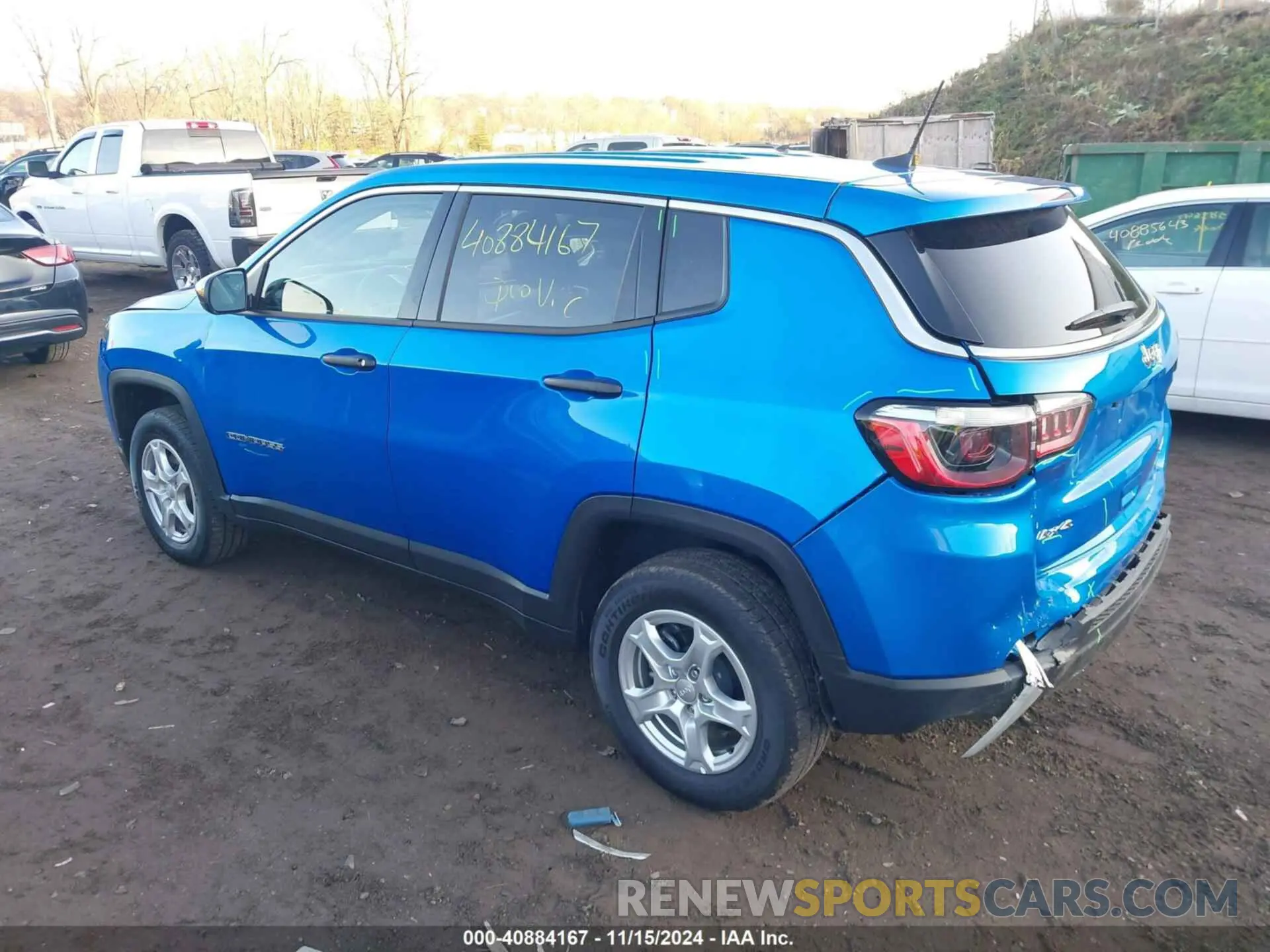 3 Фотография поврежденного автомобиля 3C4NJDAB3NT215618 JEEP COMPASS 2022