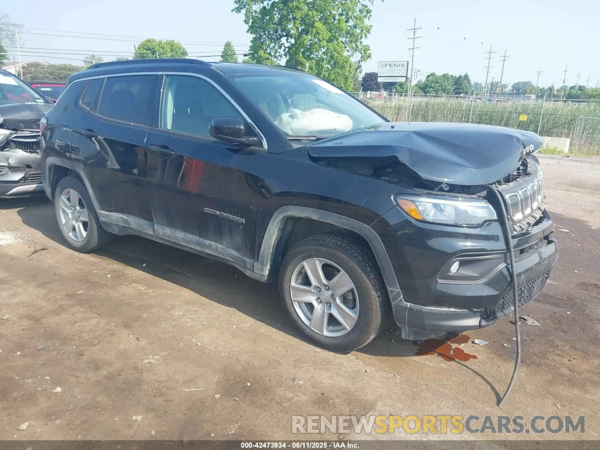 1 Фотография поврежденного автомобиля 3C4NJDBB0NT216921 JEEP COMPASS 2022