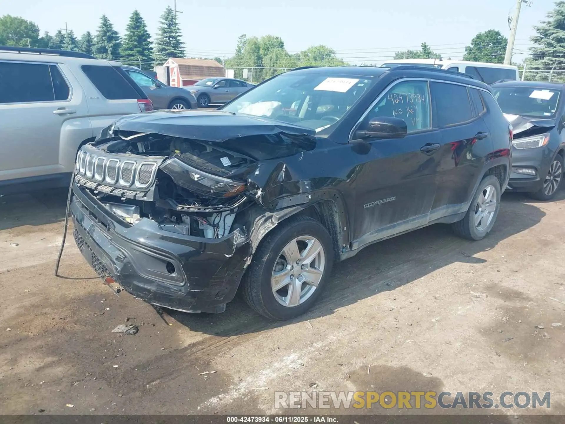 2 Фотография поврежденного автомобиля 3C4NJDBB0NT216921 JEEP COMPASS 2022