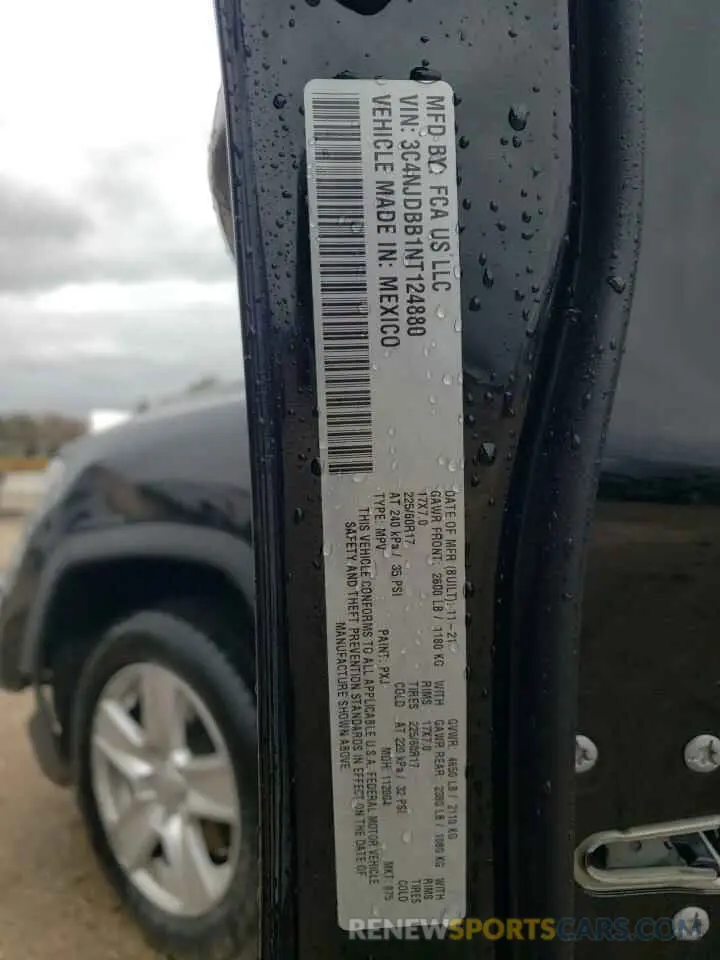 12 Фотография поврежденного автомобиля 3C4NJDBB1NT124880 JEEP COMPASS 2022