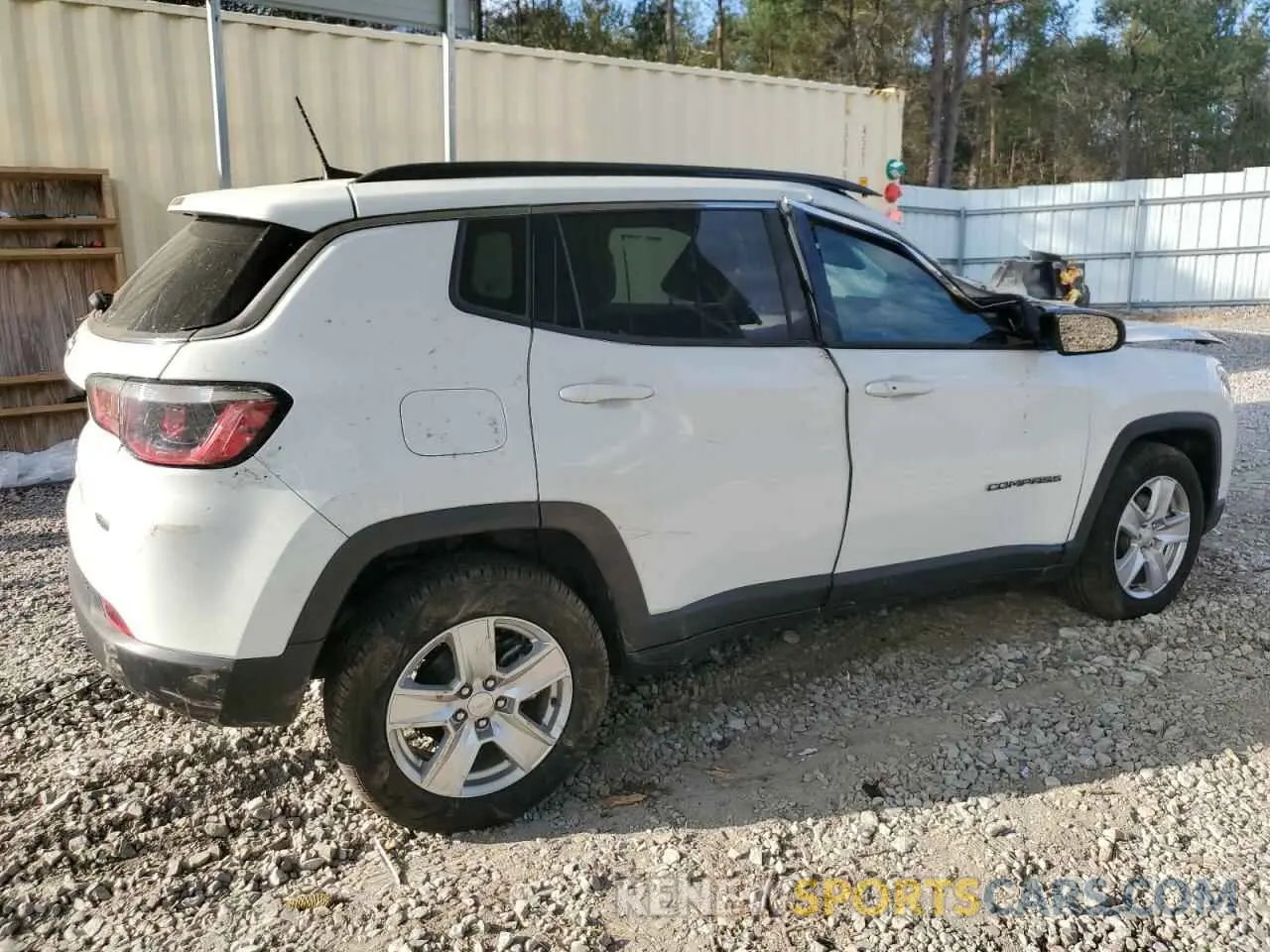 3 Photograph of a damaged car 3C4NJDBB2NT207685 JEEP COMPASS 2022