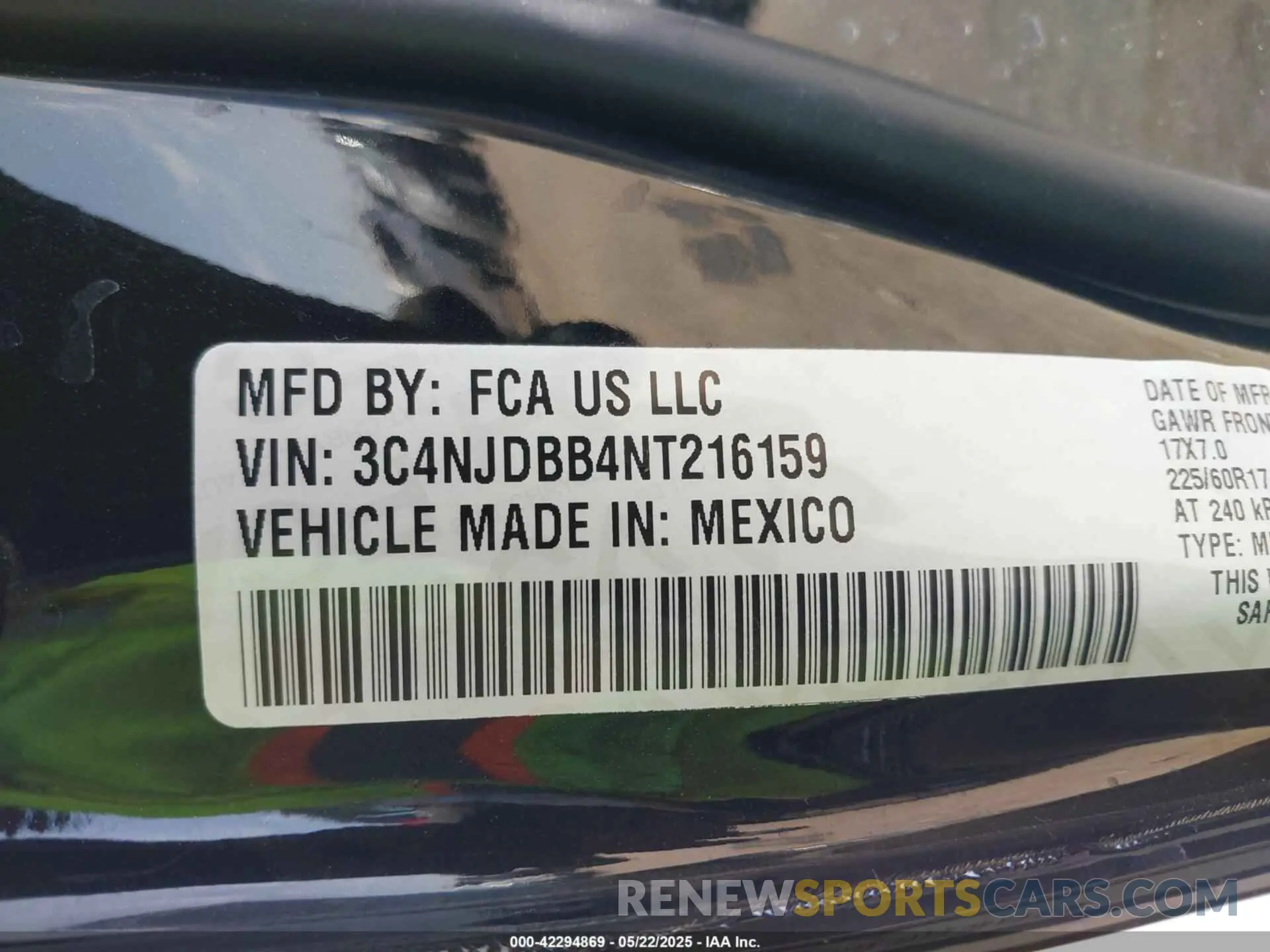 9 Фотография поврежденного автомобиля 3C4NJDBB4NT216159 JEEP COMPASS 2022