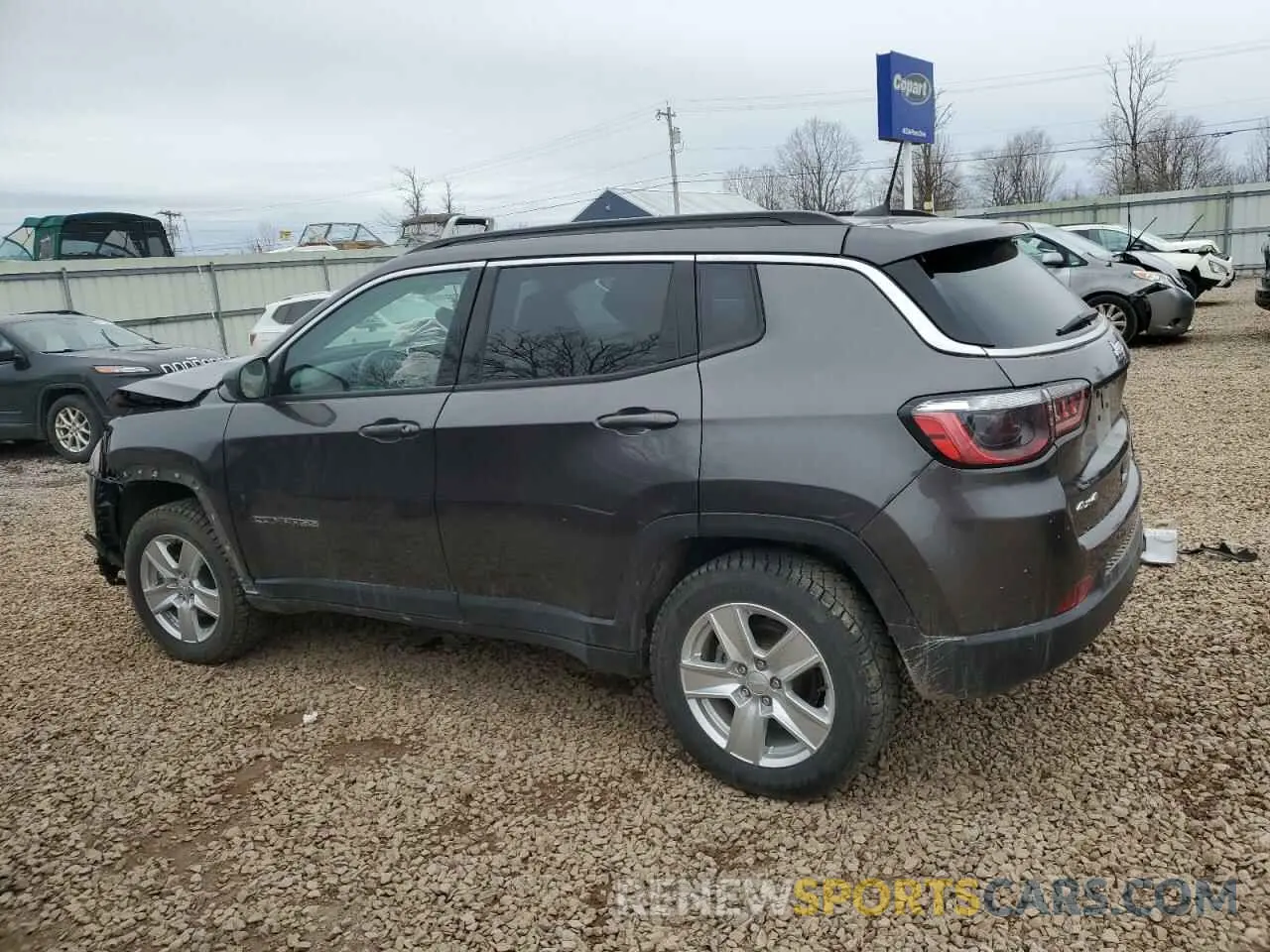 2 Photograph of a damaged car 3C4NJDBB5NT104566 JEEP COMPASS 2022