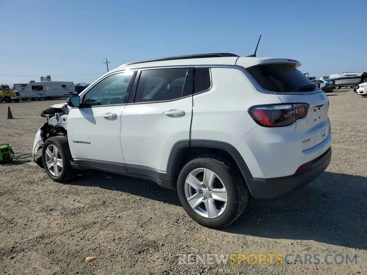 2 Photograph of a damaged car 3C4NJDBB5NT166176 JEEP COMPASS 2022