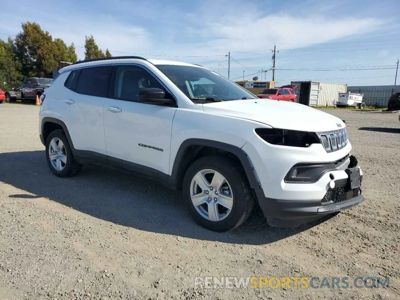 4 Photograph of a damaged car 3C4NJDBB5NT166176 JEEP COMPASS 2022