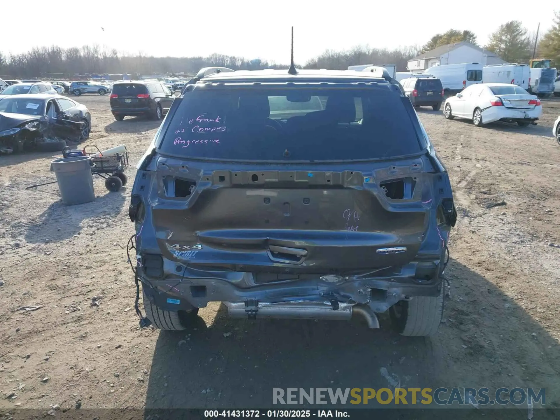 16 Photograph of a damaged car 3C4NJDBB7NT123913 JEEP COMPASS 2022