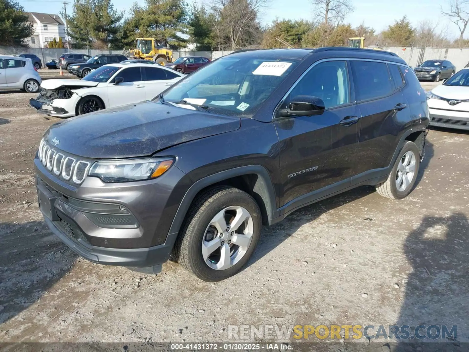 2 Photograph of a damaged car 3C4NJDBB7NT123913 JEEP COMPASS 2022