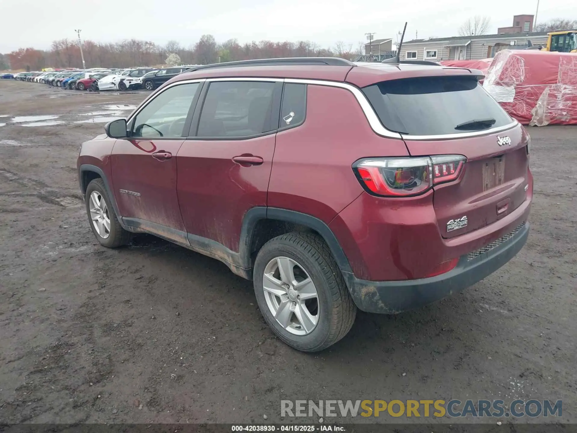 3 Photograph of a damaged car 3C4NJDBB7NT206323 JEEP COMPASS 2022