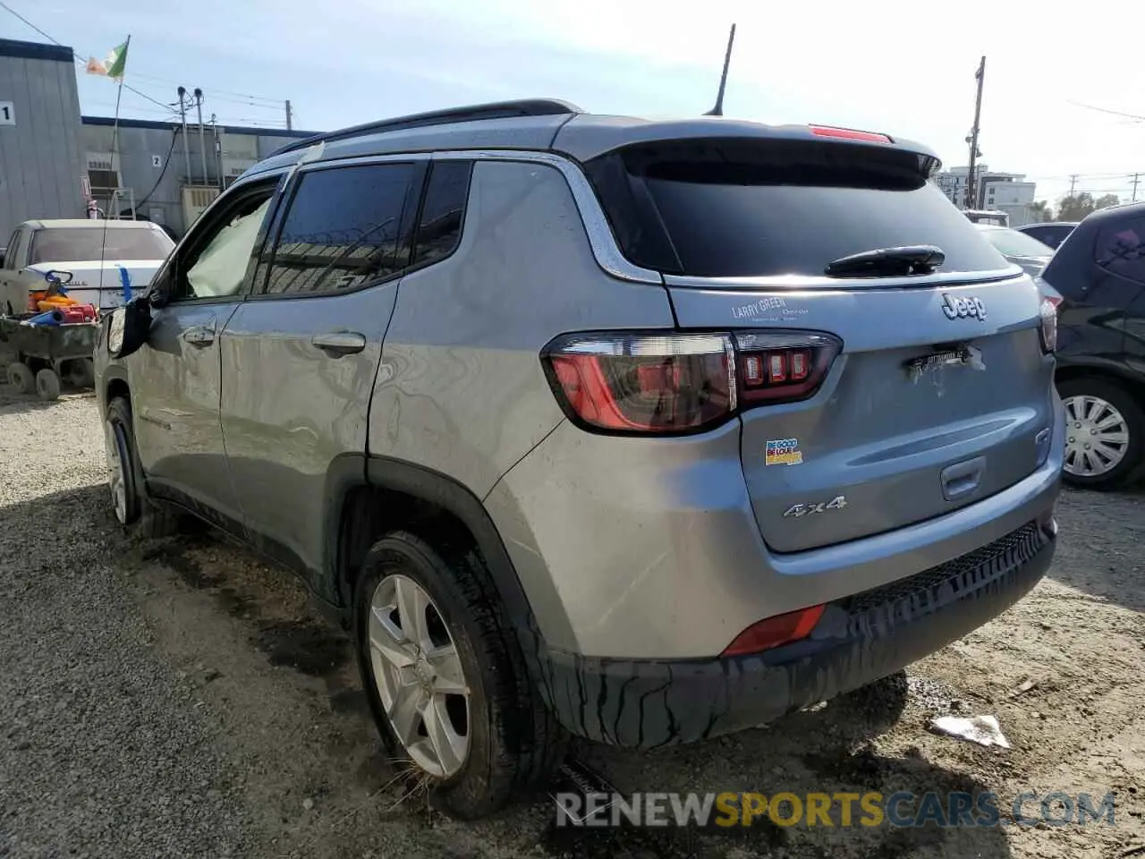 2 Photograph of a damaged car 3C4NJDBB7NT209884 JEEP COMPASS 2022