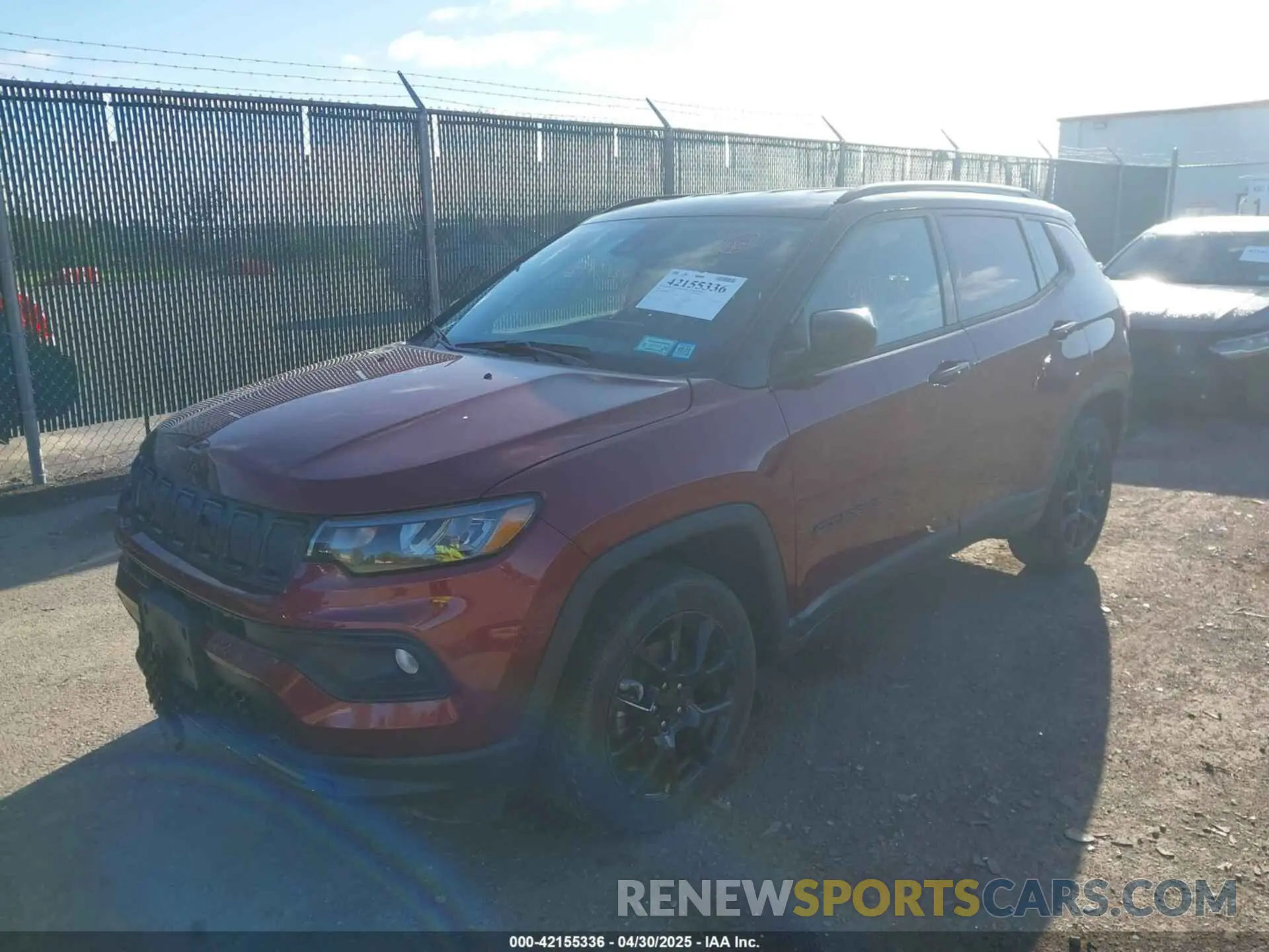 2 Photograph of a damaged car 3C4NJDBB8NT184607 JEEP COMPASS 2022