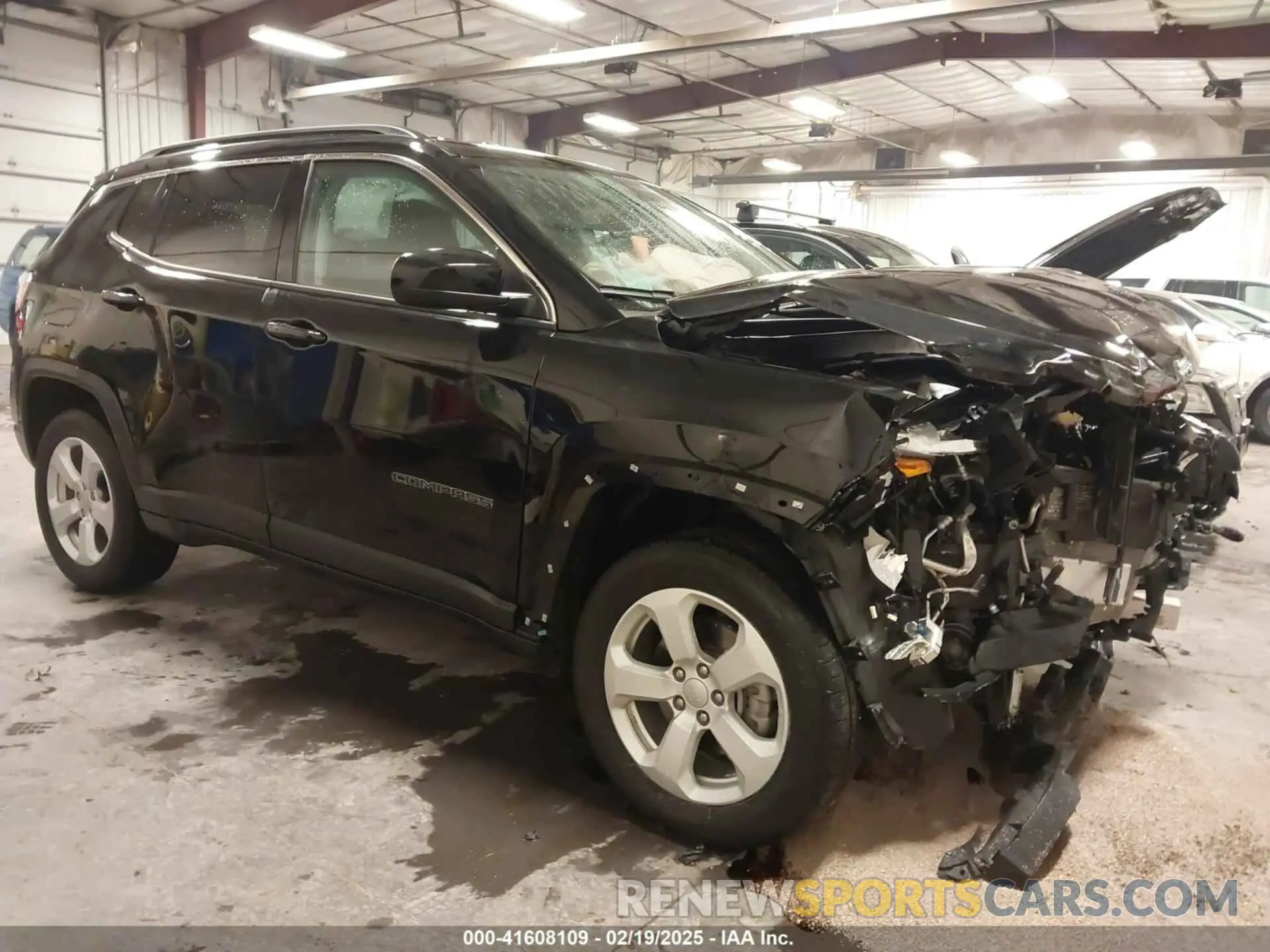 1 Photograph of a damaged car 3C4NJDBB9NT134329 JEEP COMPASS 2022