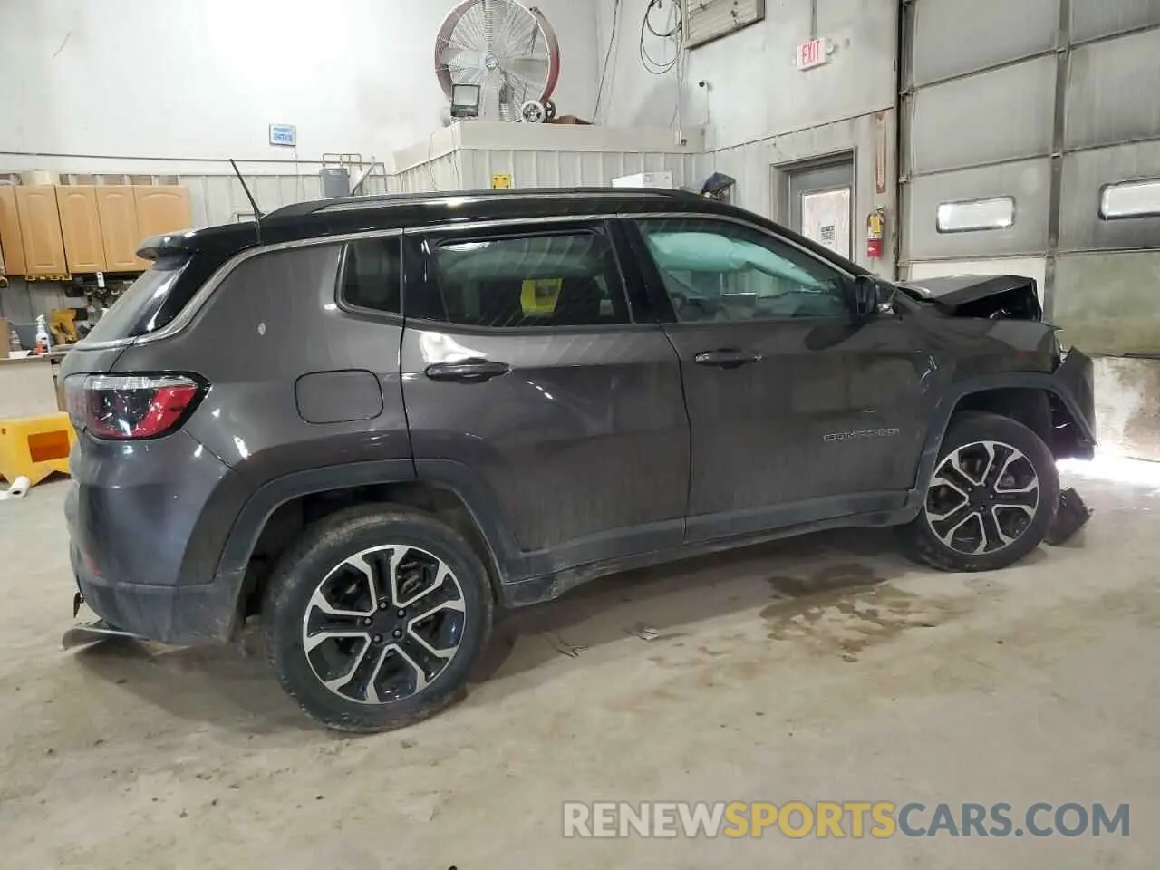 3 Photograph of a damaged car 3C4NJDCB0NT103601 JEEP COMPASS 2022