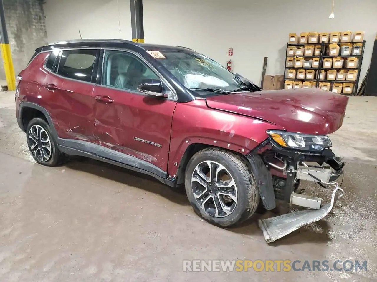 4 Фотография поврежденного автомобиля 3C4NJDCB0NT180307 JEEP COMPASS 2022