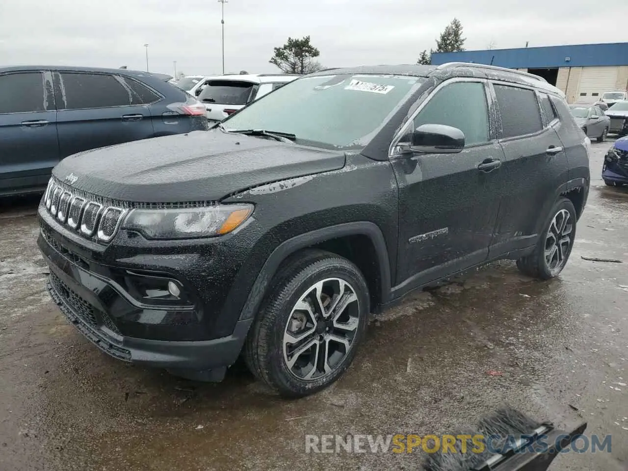 1 Photograph of a damaged car 3C4NJDCB0NT186172 JEEP COMPASS 2022
