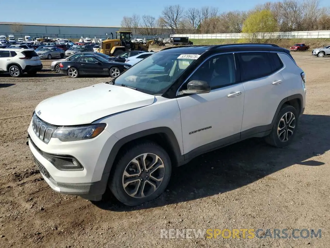 1 Photograph of a damaged car 3C4NJDCB3NT132509 JEEP COMPASS 2022