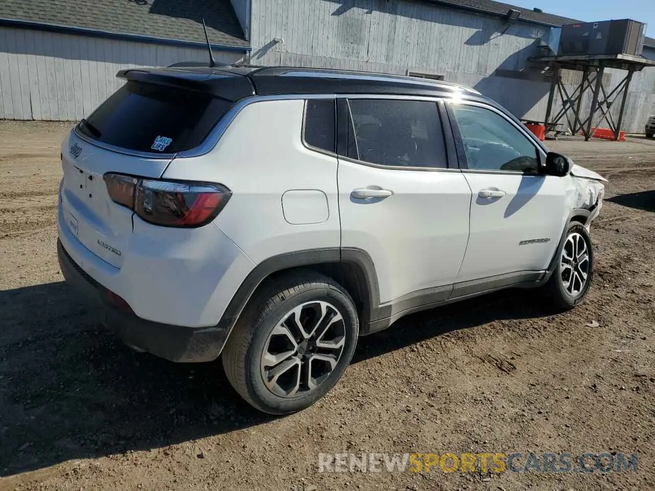 3 Photograph of a damaged car 3C4NJDCB3NT132509 JEEP COMPASS 2022