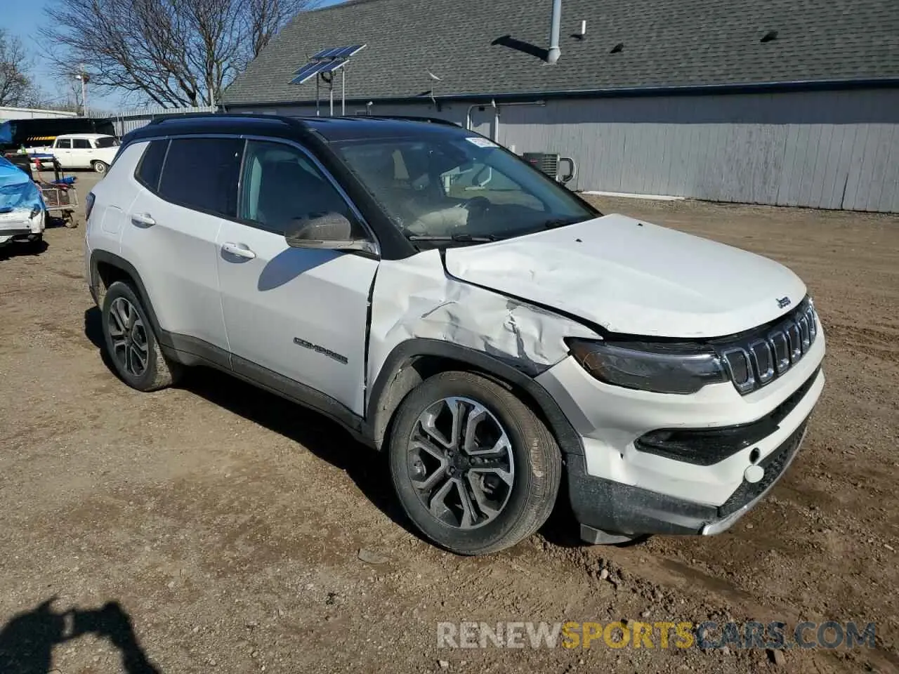 4 Photograph of a damaged car 3C4NJDCB3NT132509 JEEP COMPASS 2022