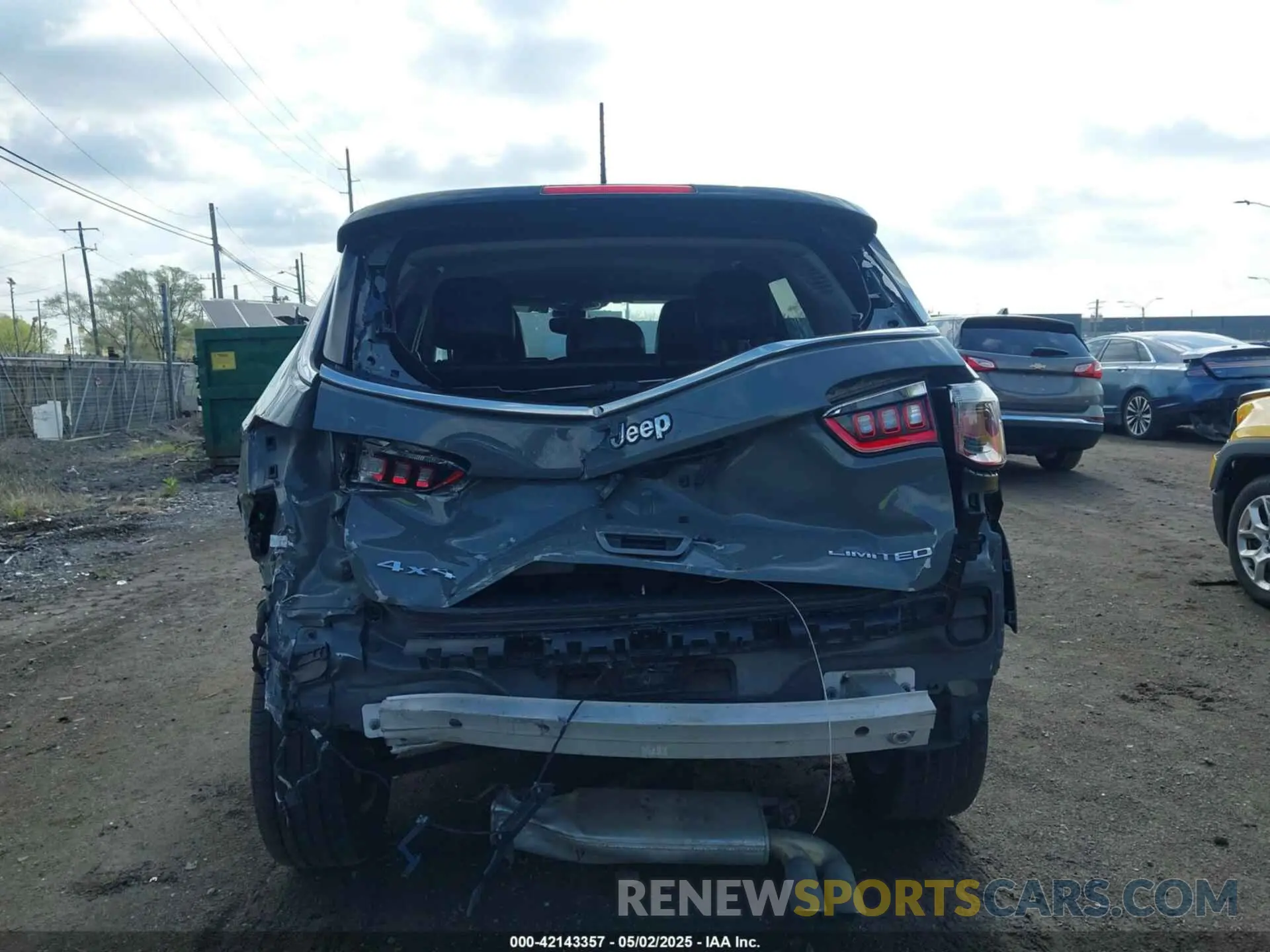 16 Photograph of a damaged car 3C4NJDCB3NT145518 JEEP COMPASS 2022