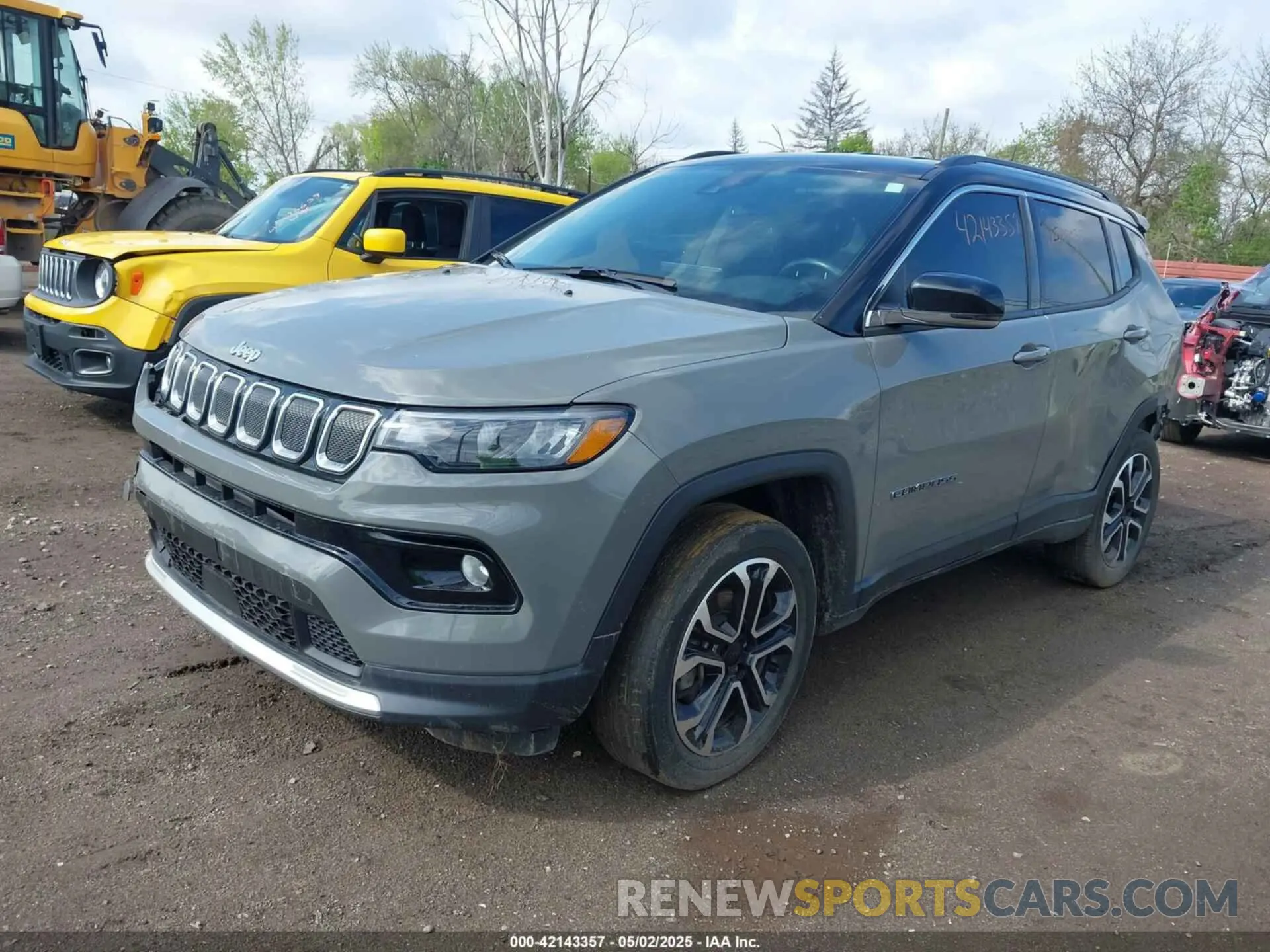 2 Photograph of a damaged car 3C4NJDCB3NT145518 JEEP COMPASS 2022