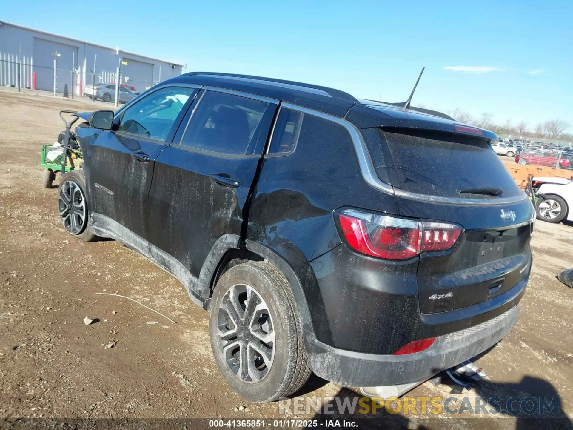 3 Фотография поврежденного автомобиля 3C4NJDCB4NT150078 JEEP COMPASS 2022