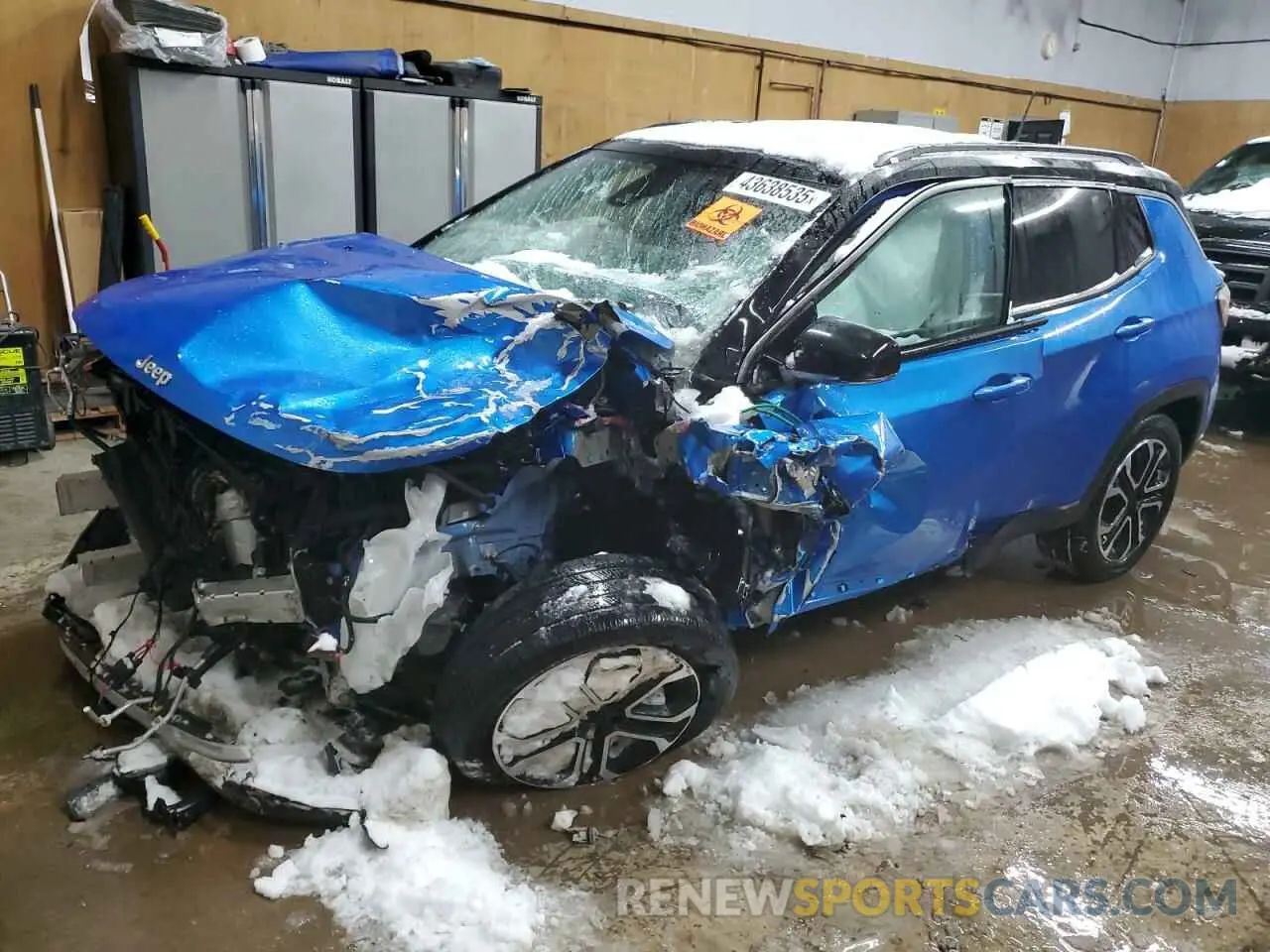 1 Фотография поврежденного автомобиля 3C4NJDCB4NT154860 JEEP COMPASS 2022