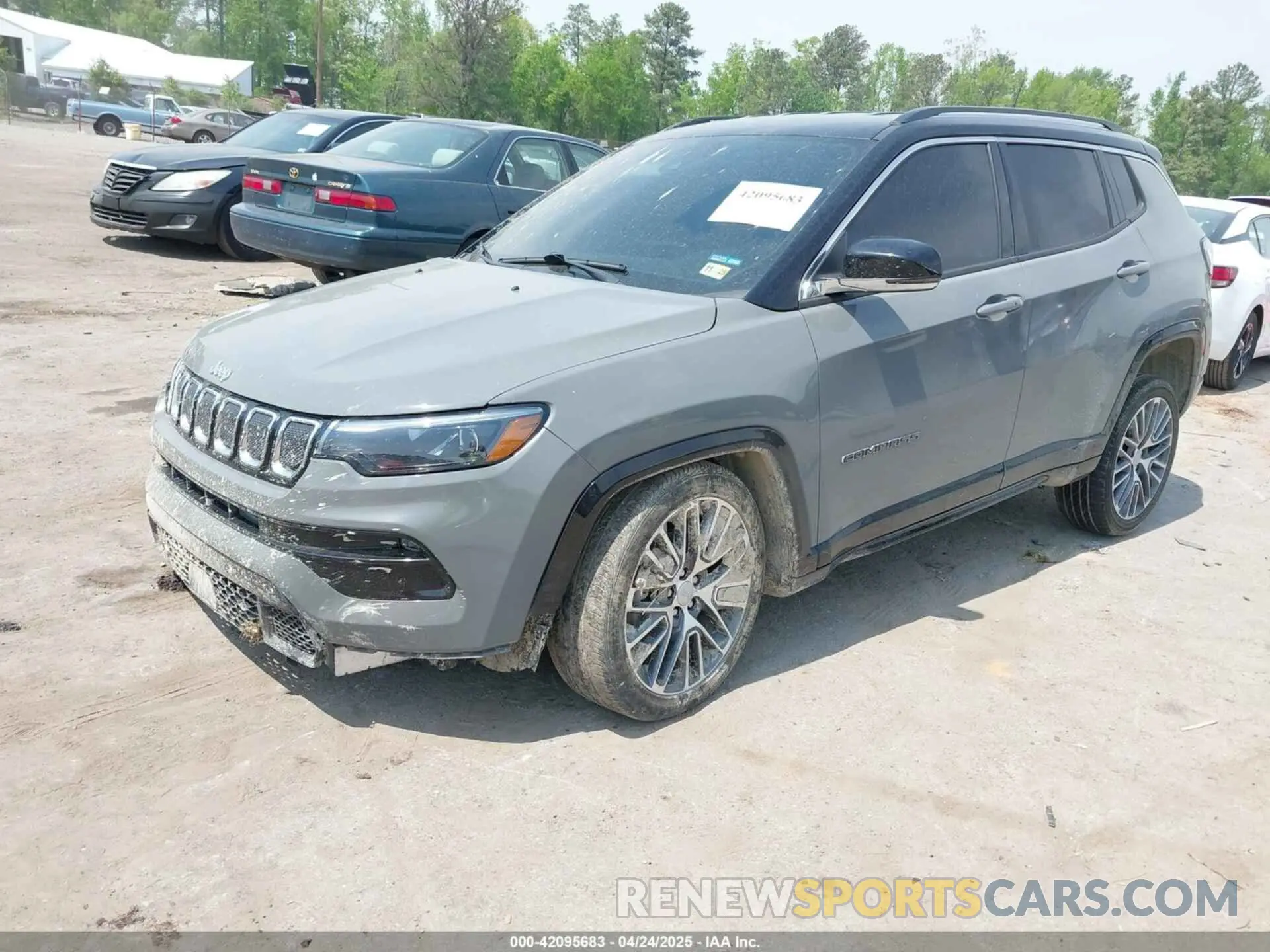 2 Photograph of a damaged car 3C4NJDCB4NT158729 JEEP COMPASS 2022