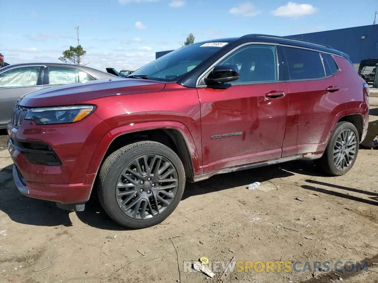 1 Photograph of a damaged car 3C4NJDCB4NT170542 JEEP COMPASS 2022