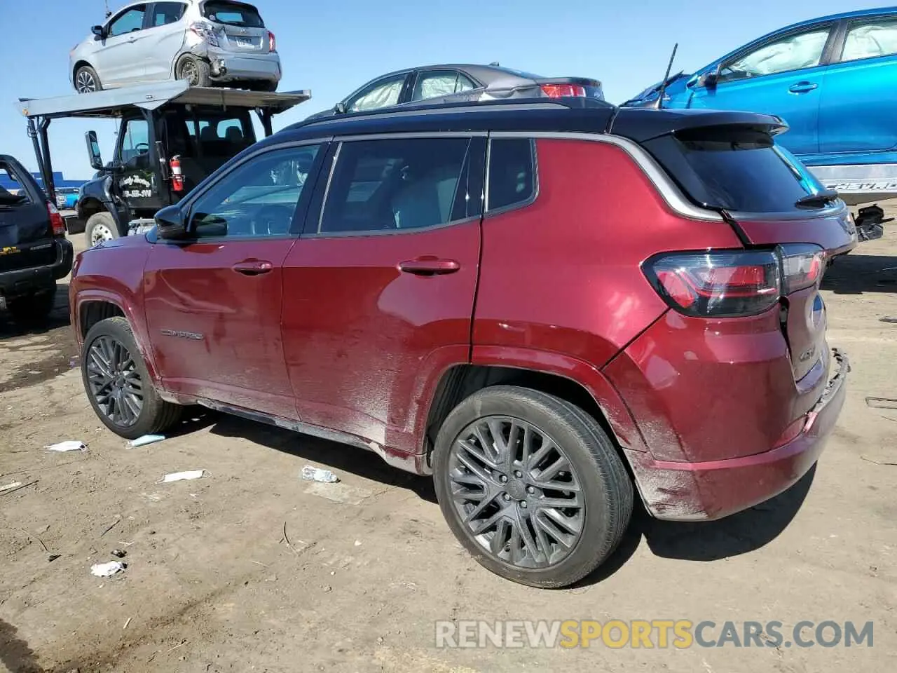 2 Photograph of a damaged car 3C4NJDCB4NT170542 JEEP COMPASS 2022