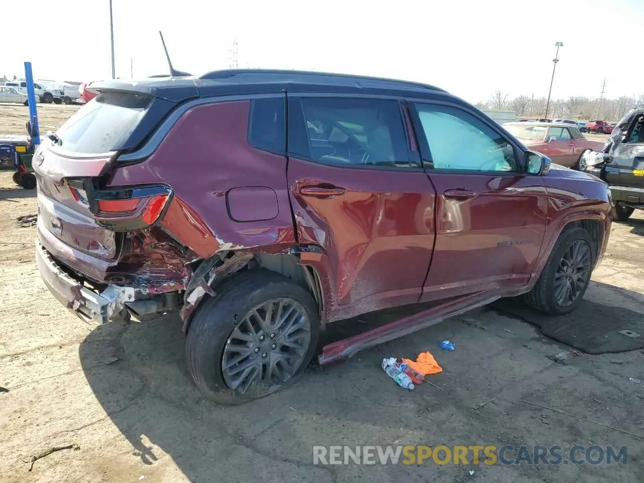 3 Photograph of a damaged car 3C4NJDCB4NT170542 JEEP COMPASS 2022