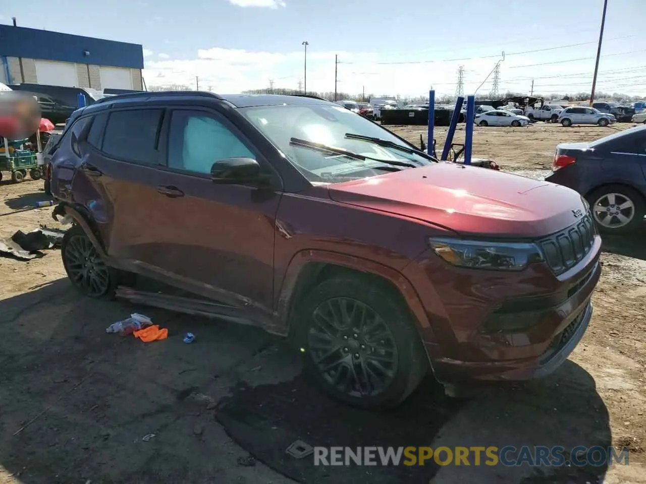 4 Photograph of a damaged car 3C4NJDCB4NT170542 JEEP COMPASS 2022