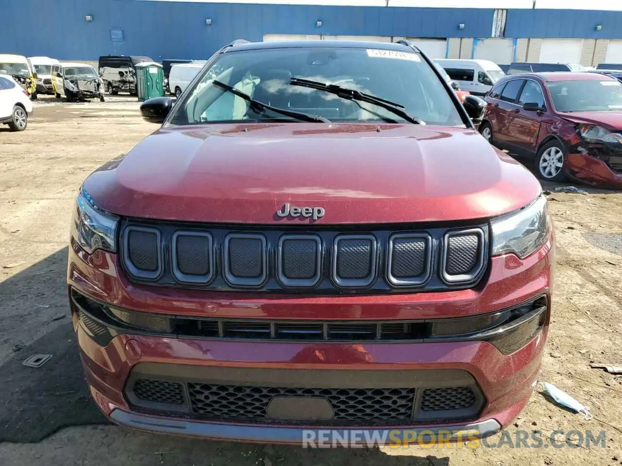 5 Photograph of a damaged car 3C4NJDCB4NT170542 JEEP COMPASS 2022