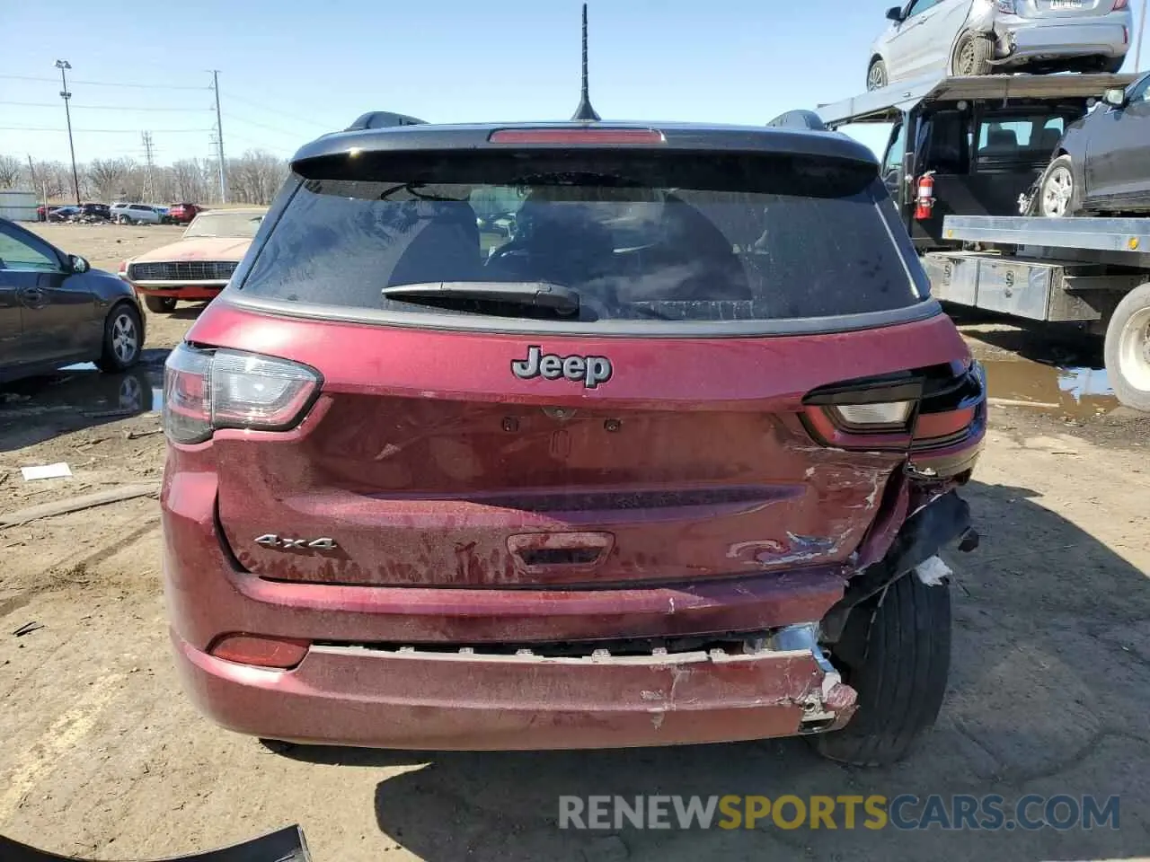 6 Photograph of a damaged car 3C4NJDCB4NT170542 JEEP COMPASS 2022