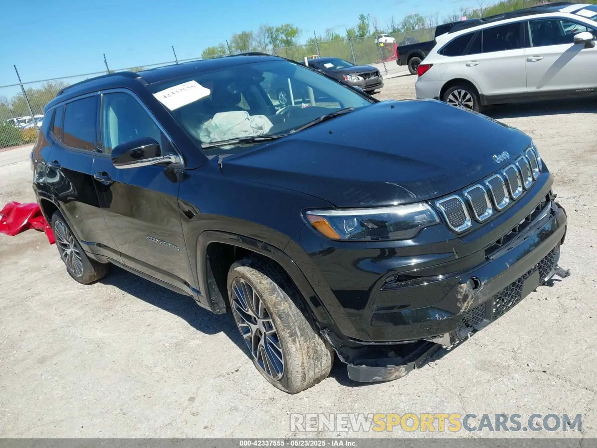 1 Photograph of a damaged car 3C4NJDCB4NT189558 JEEP COMPASS 2022