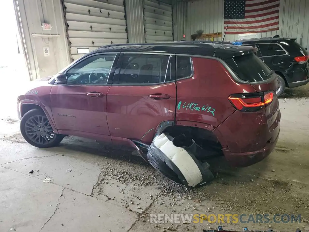 2 Фотография поврежденного автомобиля 3C4NJDCB5NT119907 JEEP COMPASS 2022
