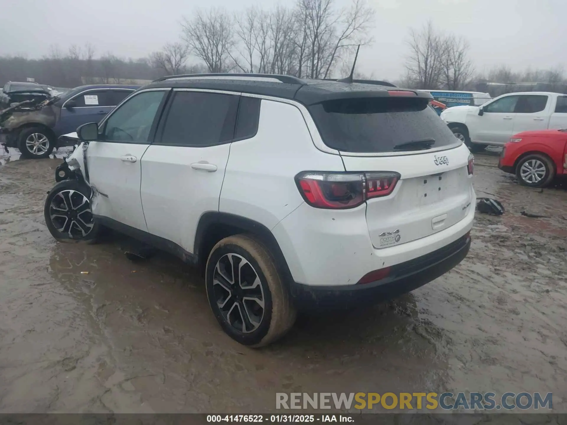 3 Photograph of a damaged car 3C4NJDCB5NT186393 JEEP COMPASS 2022