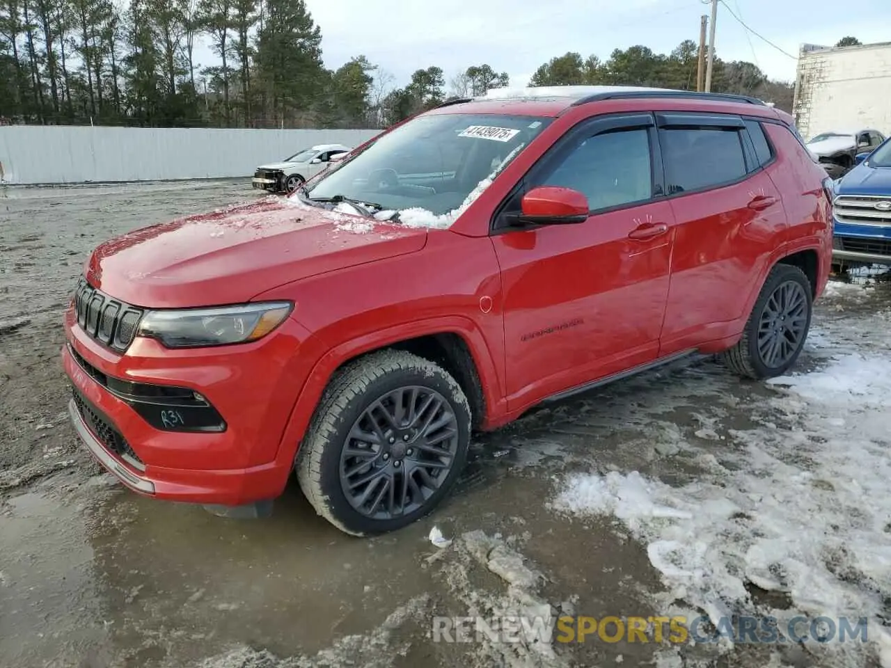 1 Photograph of a damaged car 3C4NJDCB5NT191741 JEEP COMPASS 2022